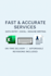 data entry and excel services with resume writing