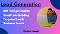 give b2b lead generation email list building data scraper