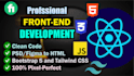 convert your figma, PSD, xd, design to html using tailwind CSS