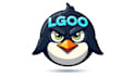 do angry penguin head cartoon mascot logo design