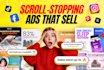 make creative ad designs, unique ads, best selling ads
