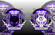 make japanese mask logo and mascot illustration
