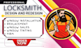 design locksmith website, locksmith landing page, locksmith website