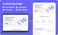 design landing pages for saas, fintech, services, and startups
