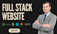 build full stack web development and website design