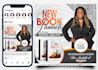 do book release, book signing and book launch flyer design