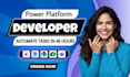 build powerapps solutions with power automate, sharepoint and dataverse