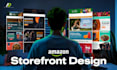design professional amazon brand store and storefront