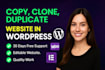 copy, clone, redesign or revamp any website using elementor pro