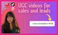 create ugc video ads to increase your sales and leads