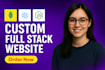 develop custom websites and web applications