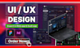do mobile app web app website UI UX design in figma