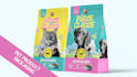 design a modern pet food packaging or label for you