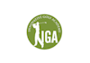 design high tech golf training center tour logo