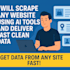scrape any website using ai tools and deliver fast clean data