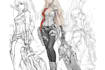 draw sketch anime manga character