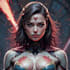 make concept art superhero character comic style