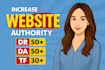 increase ahrefs DR moz da with powerful SEO backlinks