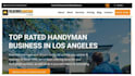create responsive cleaning handyman, ,electrical, landscaping,  landing website