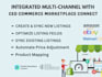 set up ced commerce marketplace connect for product syncing to tiktok walmart