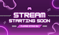 create an unique, animated and stylish starting soon screen for all streamers