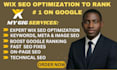 do complete wix seo optimization website optimization to boost google ranking