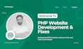 develop, customize or fix your PHP website professionally