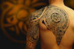 design a polynesian maori tribal tattoo