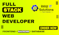 create modern web apps as a PHP laravel full stack developer