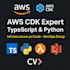 help you with AWS cdk in typescript or python