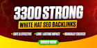 build 3300 powerful backlinks high da permanent manual link