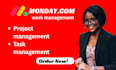 do monday work management project management, task management