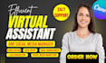 be creative virtual assistant, personal executive va, social media admin, canva