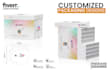 design custom amazon box design, product packaging