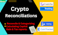 do crypto reconciliation in koinly, cointracking