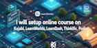setup online course on kajabi, learnworlds, learndash, podia, thinkific, health