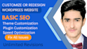 do redesign wordpress website, customized themes  and plugin