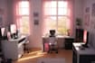 draw tuber visual novel background, wallpaper in anime style