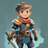 draw 2d game character for dnd art