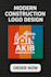 modern construction logo design
