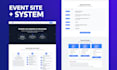 create an event registration website with qr code checkin and mobile app