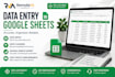 enter data cleaning data on google sheets excel professional