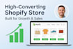 develop a profitable shopify dropshipping store that convert