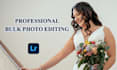 do bulk photo editing and color correction in lightroom