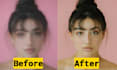 enhance and upscale photos naturally without changing face details