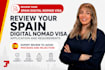 review your spain digital nomad visa application and requirements