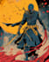 draw webtoon cover page art light novel comic book cover