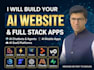 do ai website, mobile, chatbot full stack web saas app vibe software development