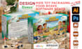 design kids toy packaging, food boxes, software box designs