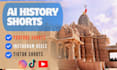 create ai history video, youtube documentary, ai history shorts